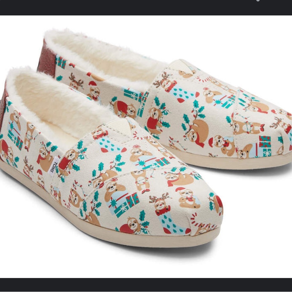 TOMS HOLIDAY SLOTHS ALPARGATA